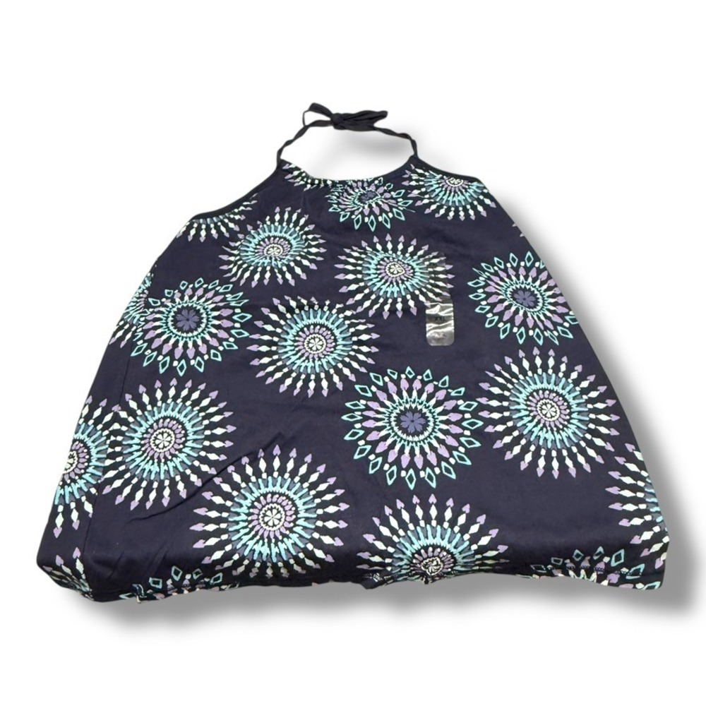 GapKids Girls Navy Mandala Print Halter Neck Tank Top Size XXL 14 16‎ Cotton
